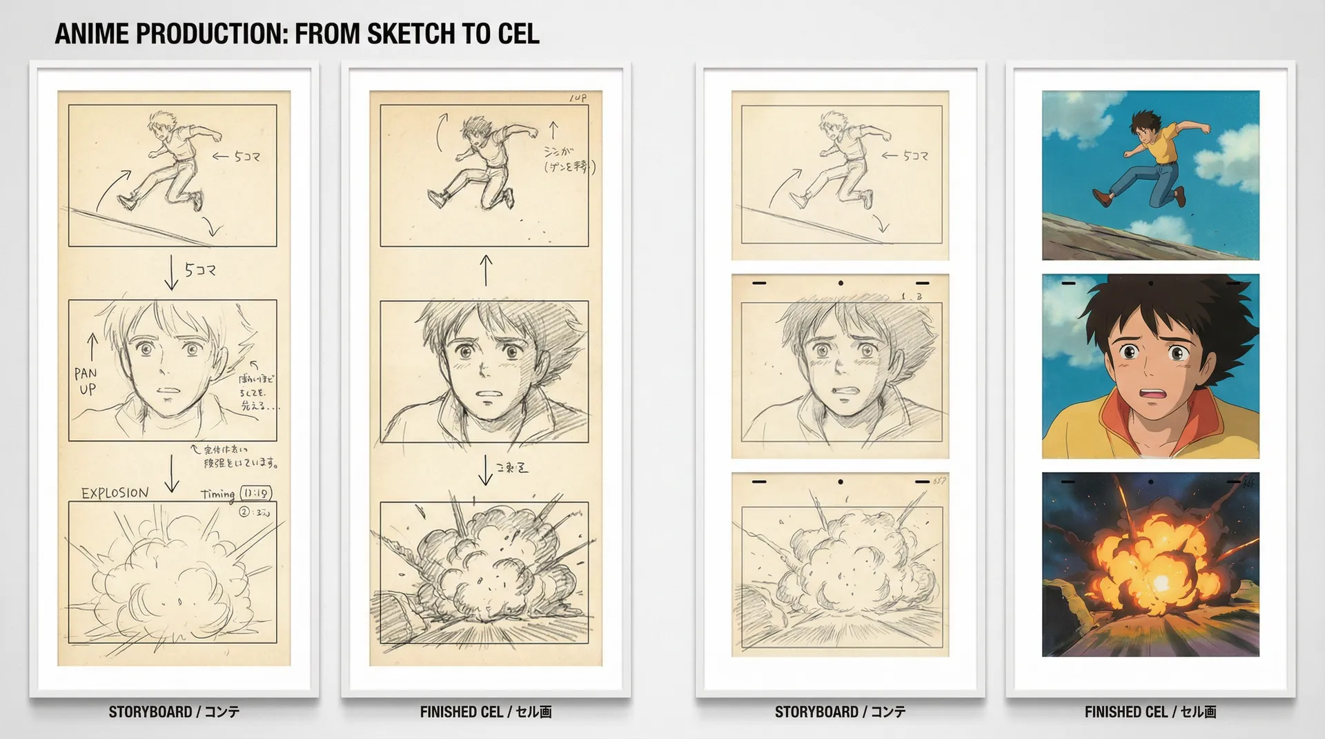 51动漫 独立动画监督青山透的分镜手稿